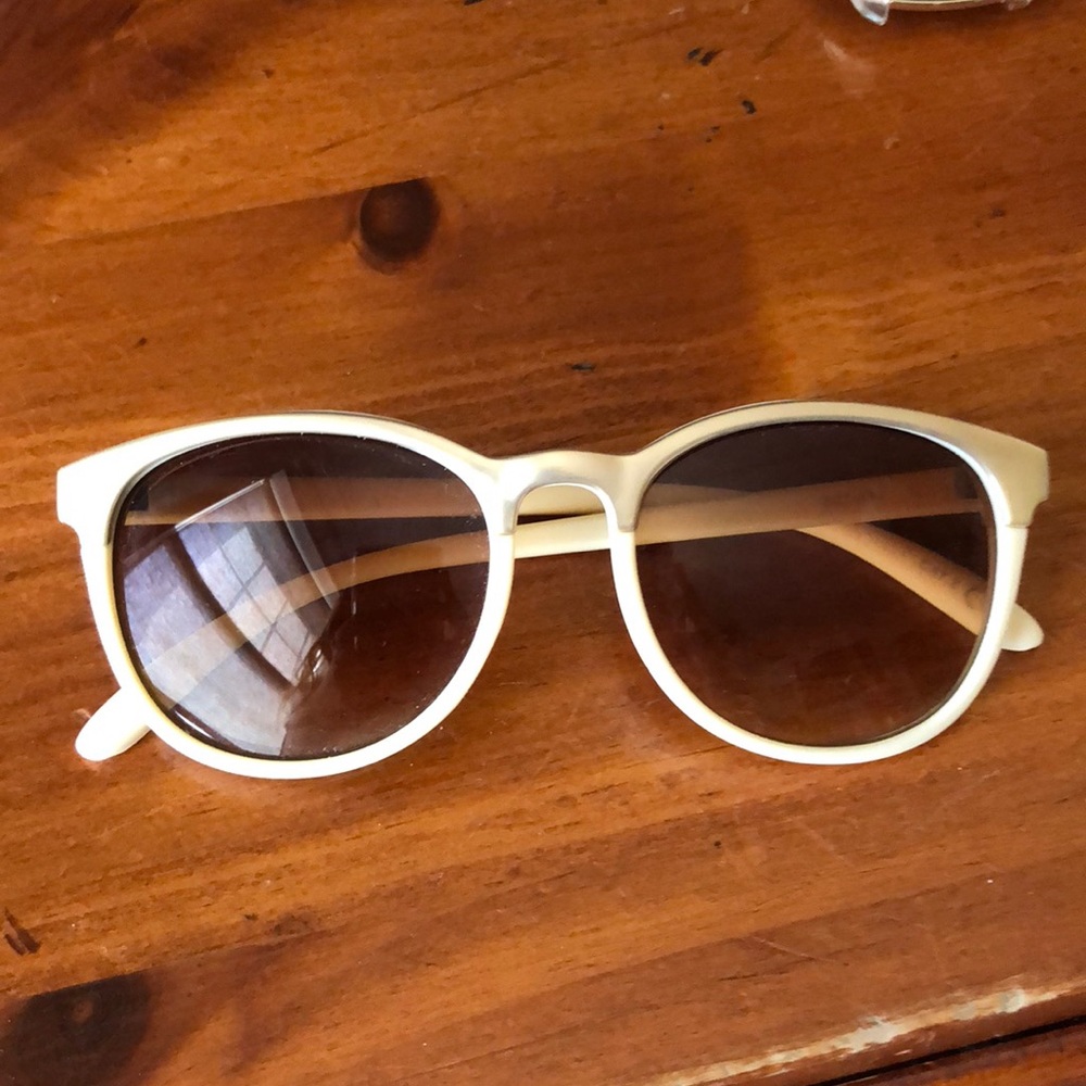 Gold Rimmed Sunglasses